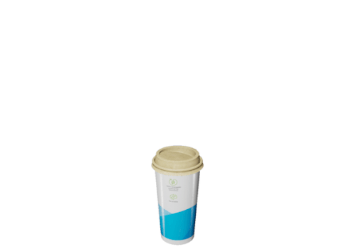 Animated paper cup